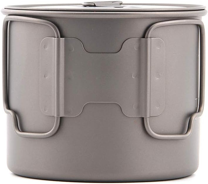 TOAKS Camping Titan Topf Becher Schale (375ml, 450ml, 550ml, 650ml, 700ml, 750ml, 900ml), Outdoor Pi