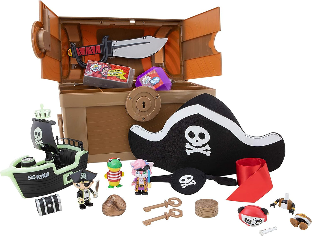 Ryan's World BK00755 Ryans Mega Mystery Treasure Truhe Mega Mystery, Mega Mystery Schatztruhe