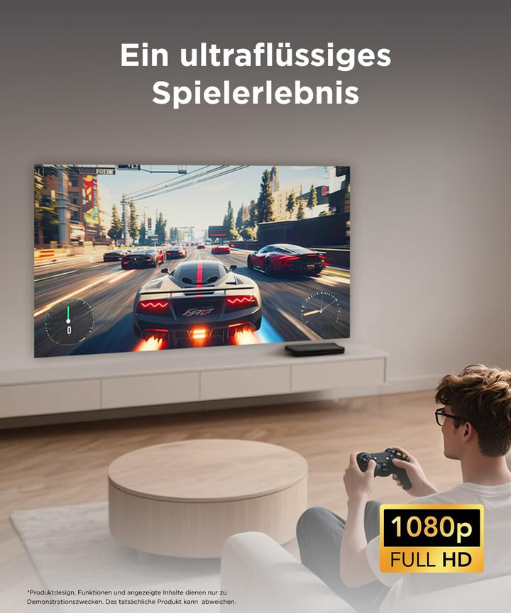 TCL PlayCube 1080P Full-HD DLP-Projektor, Tragbarer GTV-Projektor mit Netflix-Zertifizierung, 750 IS