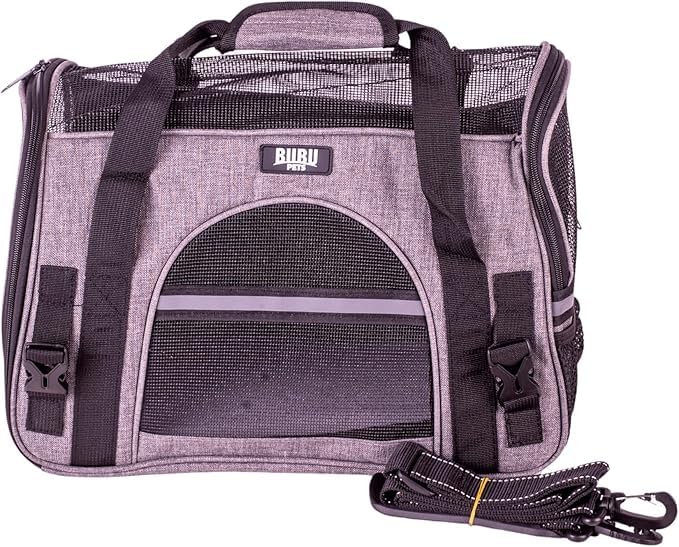 Quibropets Bubupets Transportbox für Haustiere, Transportbox für Hunde und Katzen, robust und bequem