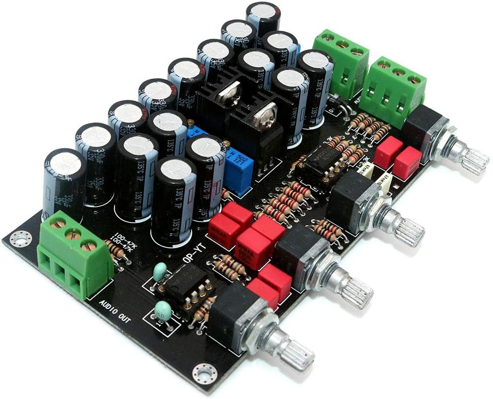 DollaTek HIFI Verstärker Audio OPA2604 + AD827 OPAMP 5532 LM337 LM317 Vorverstärker Vorverstärker La