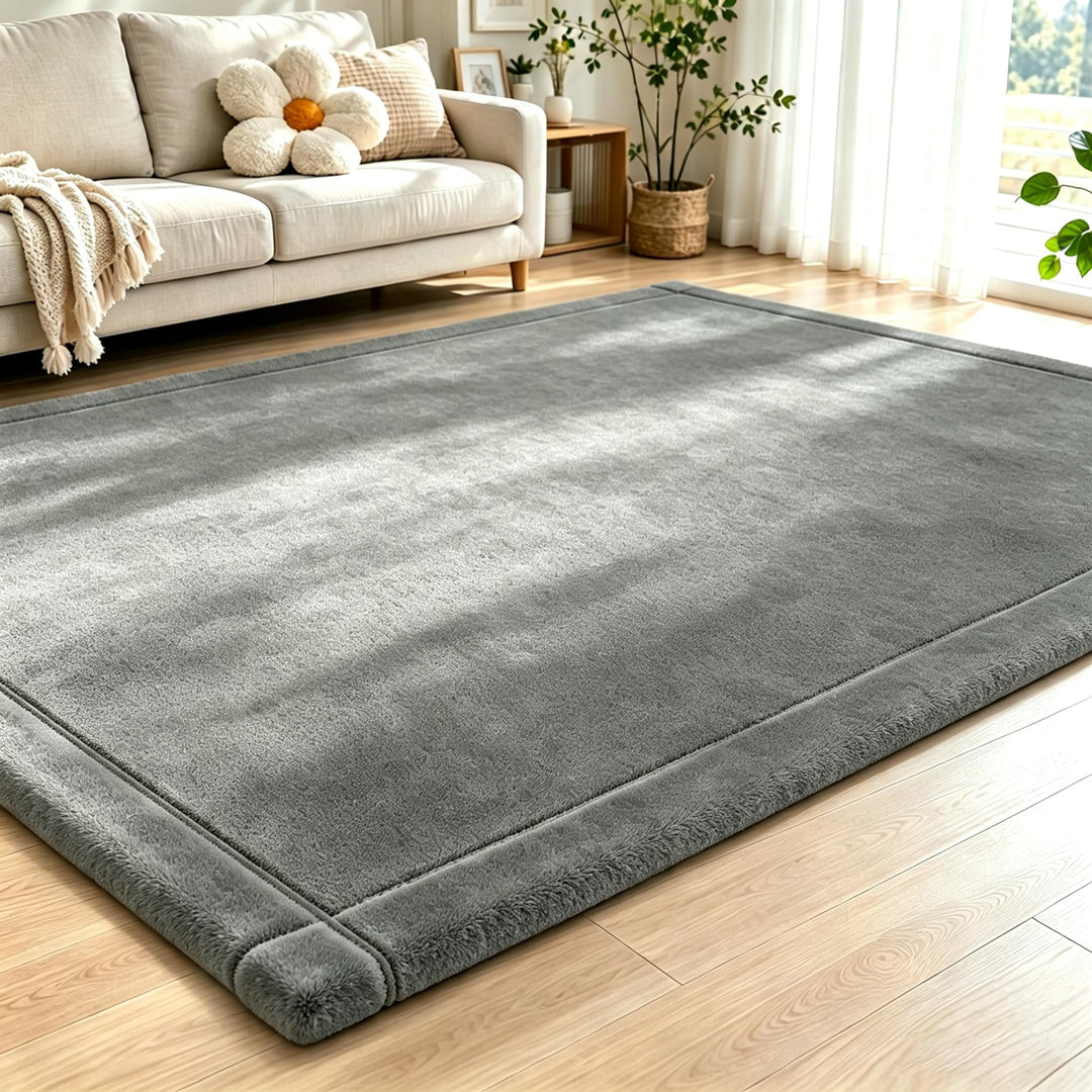 Capslpad Krabbelmatte Baby 200x150x2.5 cm Wolkenweiche Spielmatte Baby mit Hochwertigem Memory-Schau
