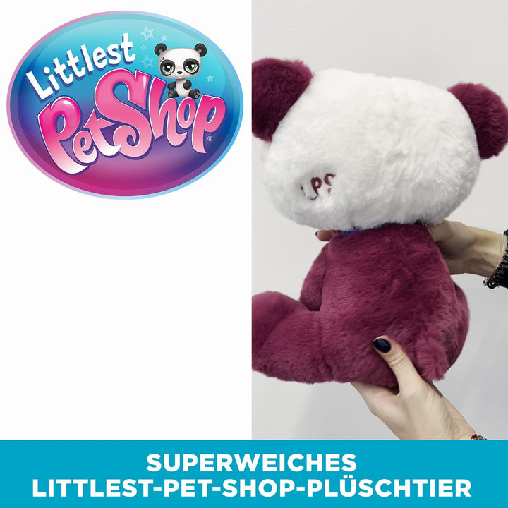 Littlest Pet Shop - Plüschpanda 25 cm - Littlest Pet Shop LPS Deluxe Panda – Niedliche Plüschtiere m