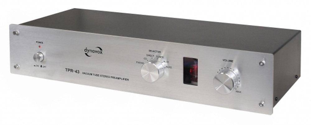 Dynavox TPR-43 Röhrenvorstufe Silber, Silber