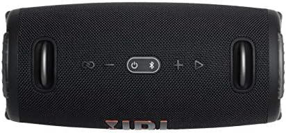 JBL Xtreme 3 kabelloser, tragbarer, wasserdichter Lautsprecher mit Bluetooth und Ladekabel in Schwar