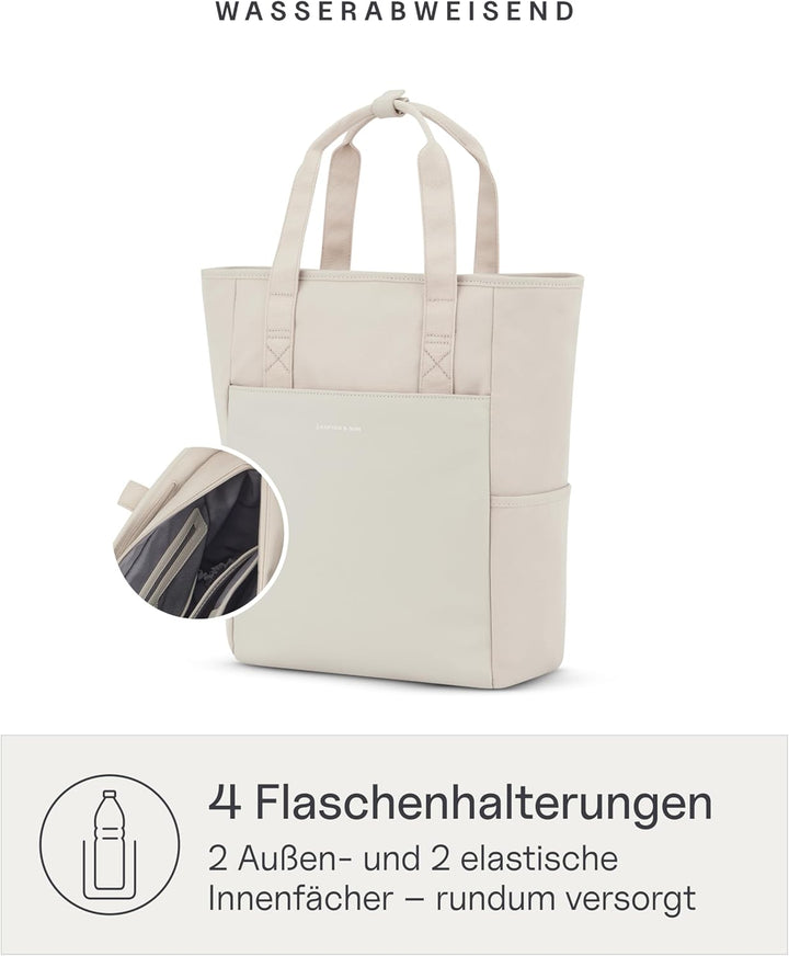 Kapten & Son Rucksack Lindby Diaper Set 20 L | 2in1 Wickelrucksack & Wickeltasche mit Kinderwagen- u