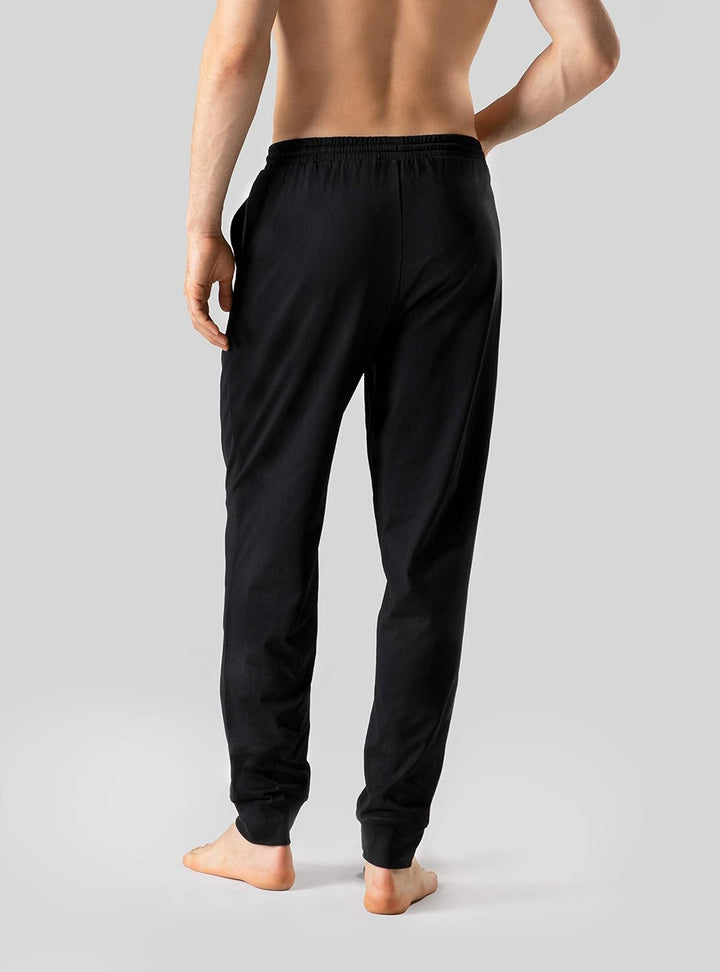 DAVID ARCHY Herren Schlafanzughose Lang &amp; Kurz mit Eingriff Baumwolle Pyjama Hose mit Taschen und Ba