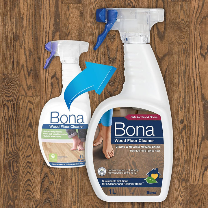 Bona WM740113012 Parkettreiniger Sprühreiniger 1 L (Packung mit 2) 1 l (2er Pack), 1 l (2er Pack)