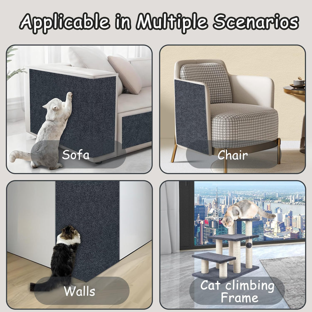 Kratzmatte Selbstklebend Katze, DIY Kratzbrett, Kratzschutz Sofa, Katze Kratzschutz, Katzenkratzer K