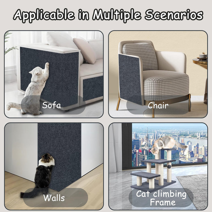 Kratzmatte Selbstklebend Katze, DIY Kratzbrett, Kratzschutz Sofa, Katze Kratzschutz, Katzenkratzer K