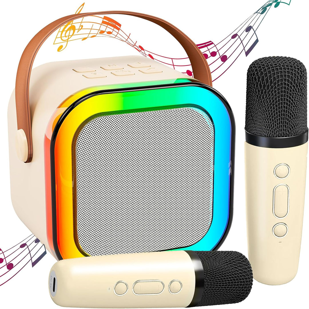 Karaoke Maschine Kinder mit 2 Karaoke Mikrofon Kinder: [Neueste] Kinder Karaoke mit Mikrofon - Karao