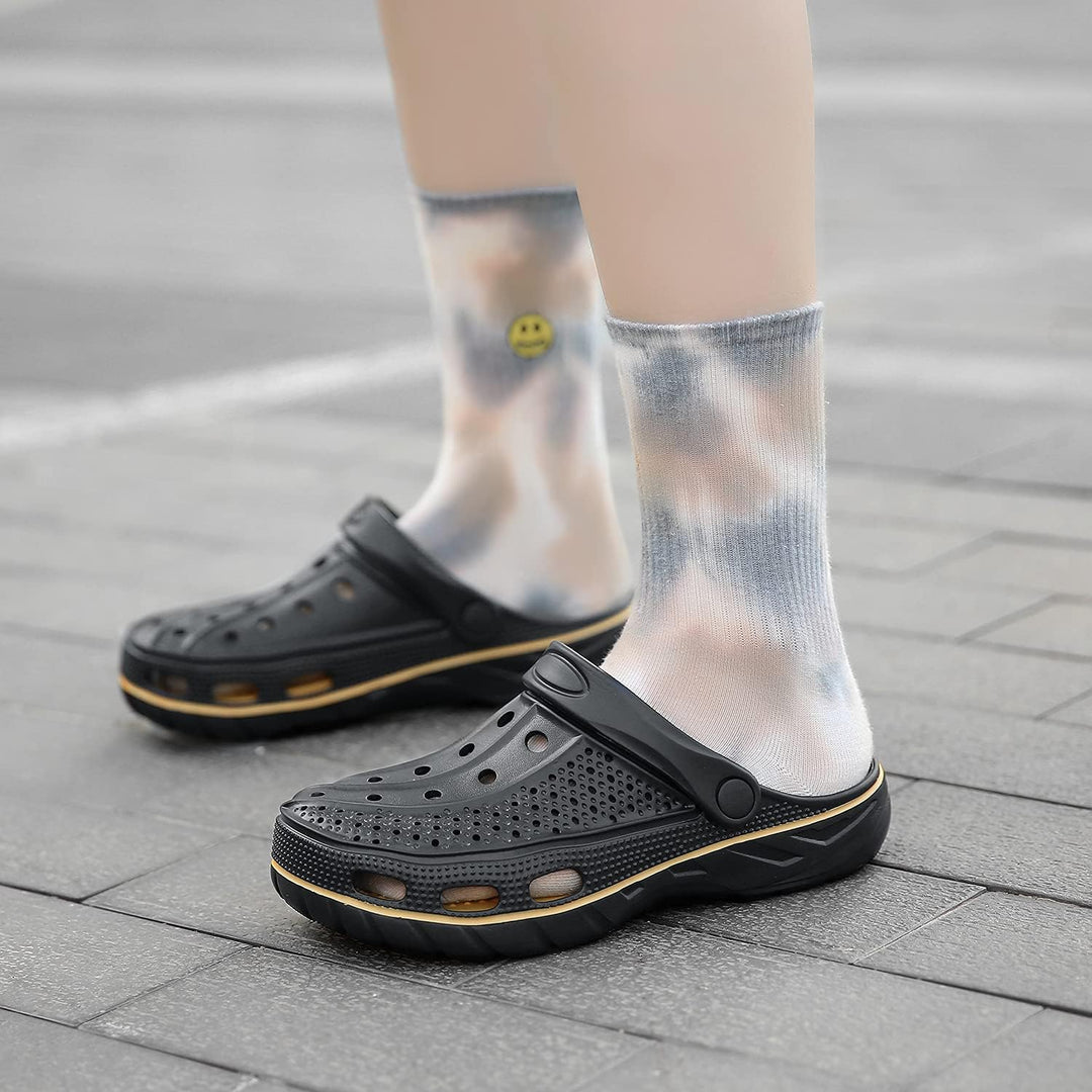 INMINPIN Clogs Herren Pantoletten Sommer Hausschuhe Damen rutschfest Atmungsaktiv Strand Sandalen Ga