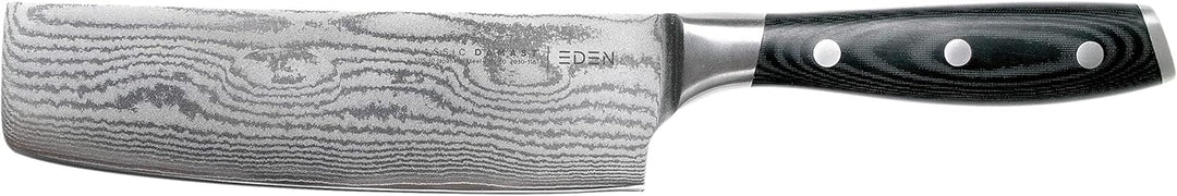 Eden Classic Damast Nakiri 16,5 cm Küchenmesser EQ2030-116 Japanisches Küchenmesser für Gemüse, Dama