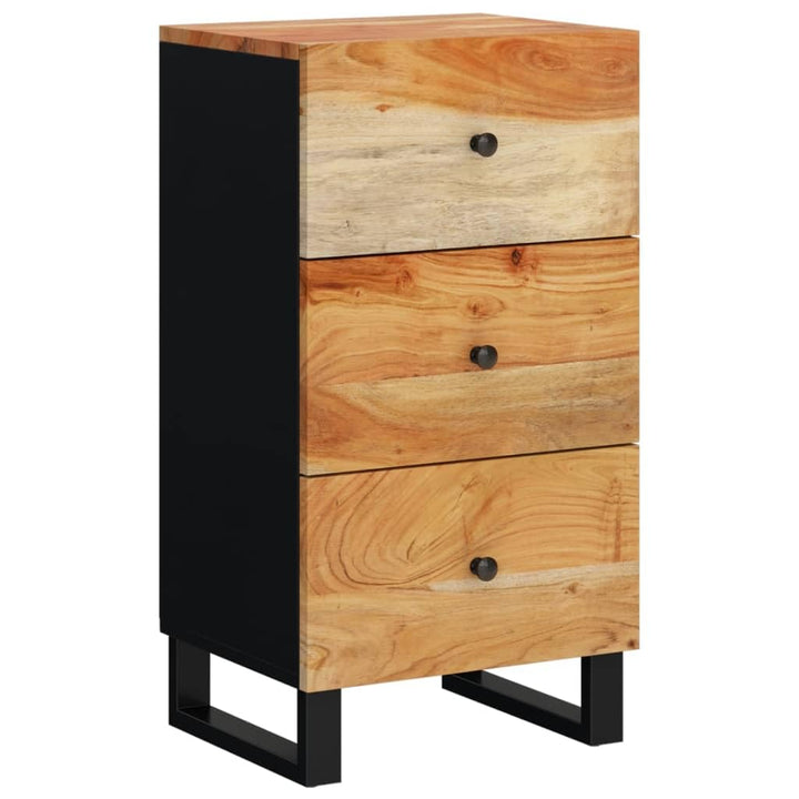 vidaXL Sideboard, Highboard mit 3 Schubladen, Kommode Beistellschrank mit Eisenbeinen, Wohnzimmersch