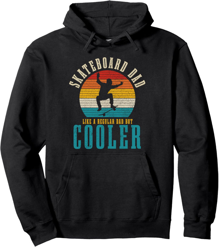 Skateboard Dad Lustig Vintage Skating Skater Pullover Hoodie