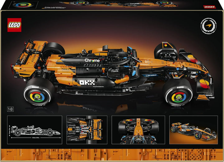 LEGO Technic McLaren MCL39 F1 Rennwagen - Modellbau für Erwachsene - Sammler Set mit V6-Motor, Diffe