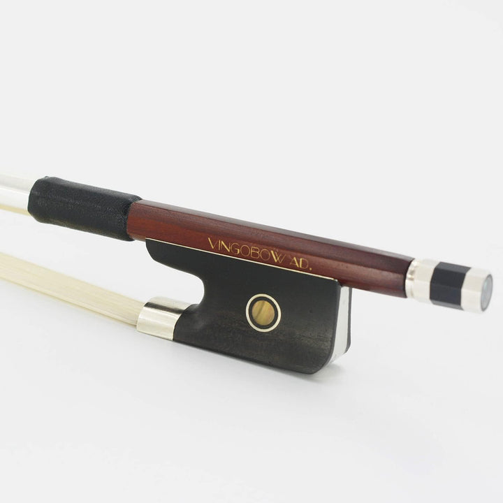 VINGOBOW Brazilwood Cello Bogen Cellobogen Pernambuco Leistung Natürlich Mongolisches Rosshaar 1/4 G