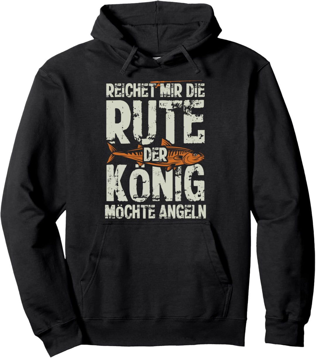 Angler Shirt Herren Jungs Angel Geschenk Reichet mir Rute Pullover Hoodie