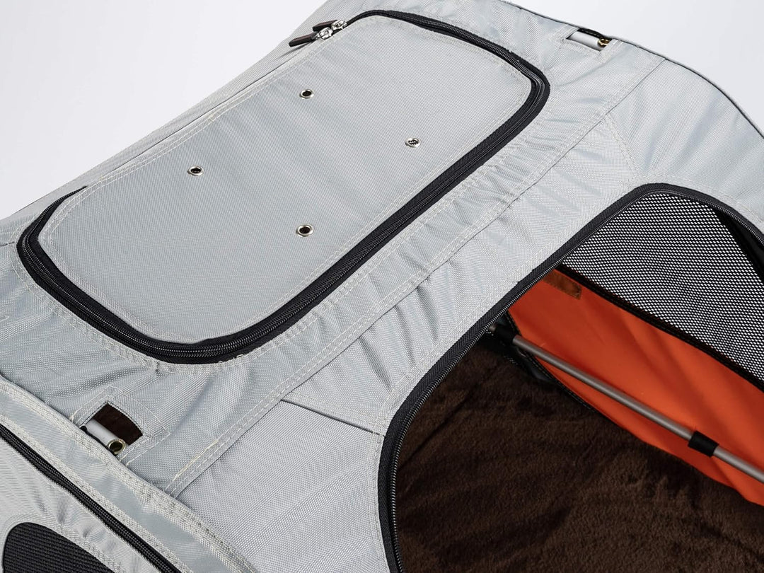TrendPet Comfort Wagon L, Aluminiumhänger mit Federung - Hochwertiger, gefederter Fahrradanhänger fü