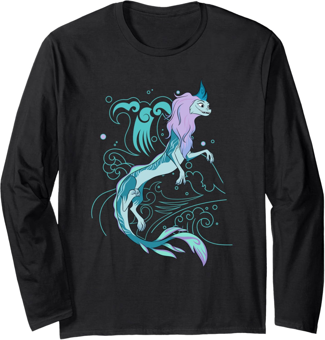 Disney Raya and the Last Dragon Sisu Water Dragon Langarmshirt