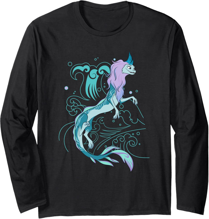 Disney Raya and the Last Dragon Sisu Water Dragon Langarmshirt