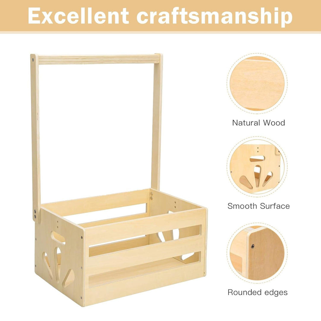 Holz Baby Geschenk Korb für Babyparty, Personalisierte Baby Dusche Kiste Schrank, Geschenkkiste Aufb