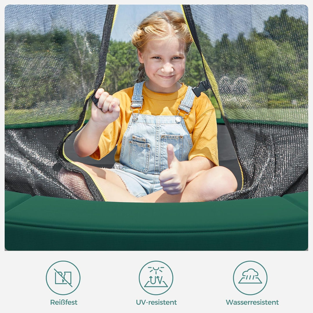 SONGMICS Trampolin Randabdeckung, Ø 183 244 305 366 427 cm, Federabdeckung, Randschutz, Sicherheitsm