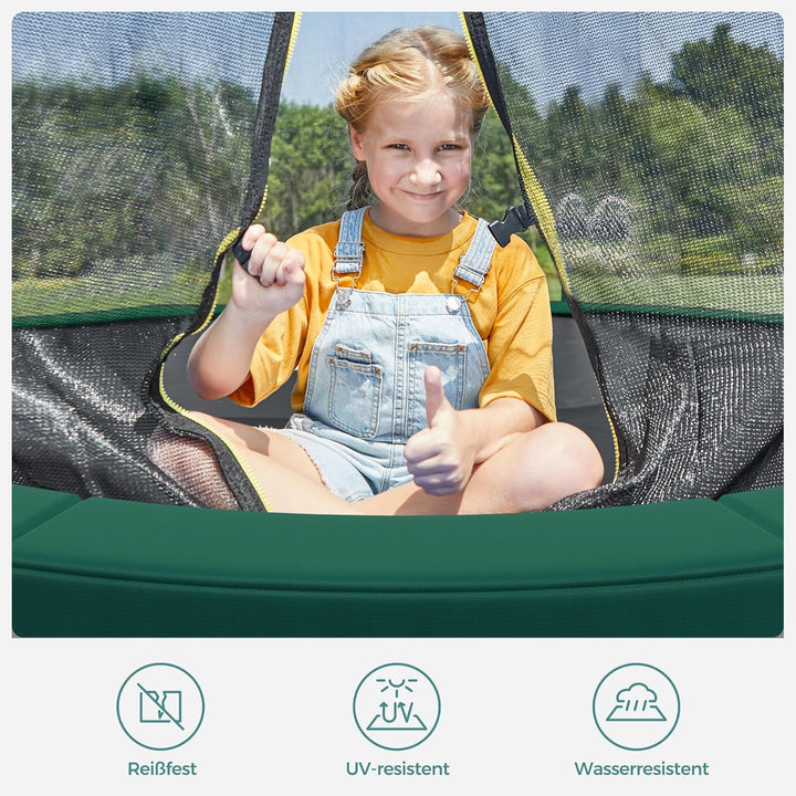 SONGMICS Trampolin Randabdeckung, Ø 183 244 305 366 427 cm, Federabdeckung, Randschutz, Sicherheitsm