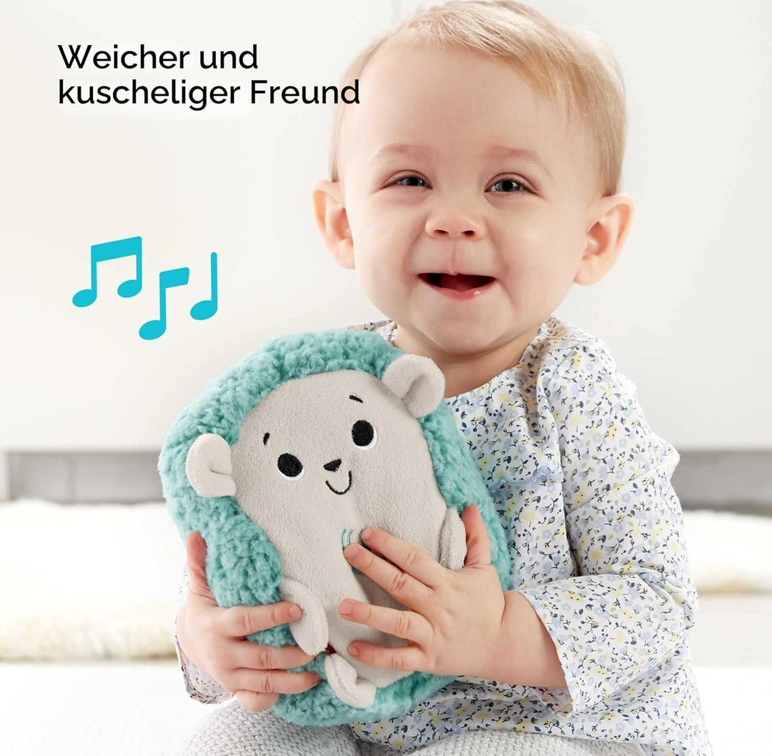 Fisher-Price Babytröster Igelform, Musikspielzeug, mit beruhigenden Vibes, Plüsch, mit Vibrationen,