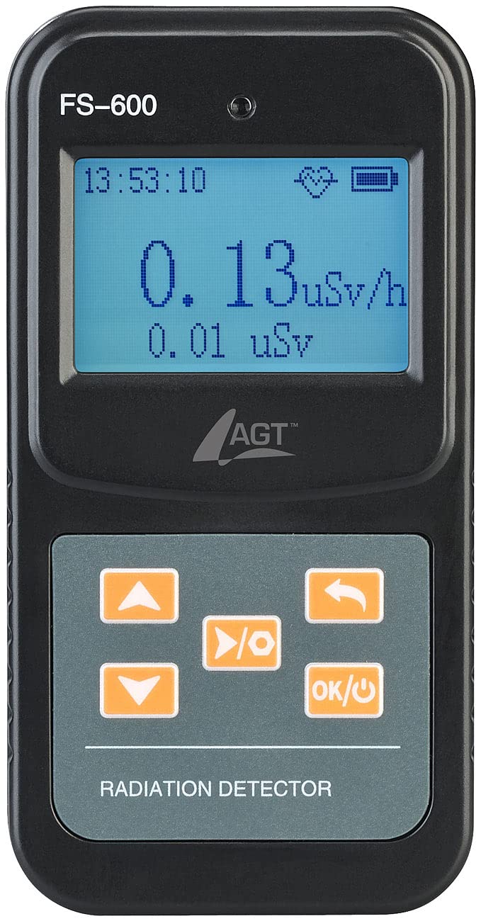 AGT Strahlenmessgerät: Digitaler Geigerzähler & Dosimeter für Alpha-, Beta- & Gammastrahlung (Geiger