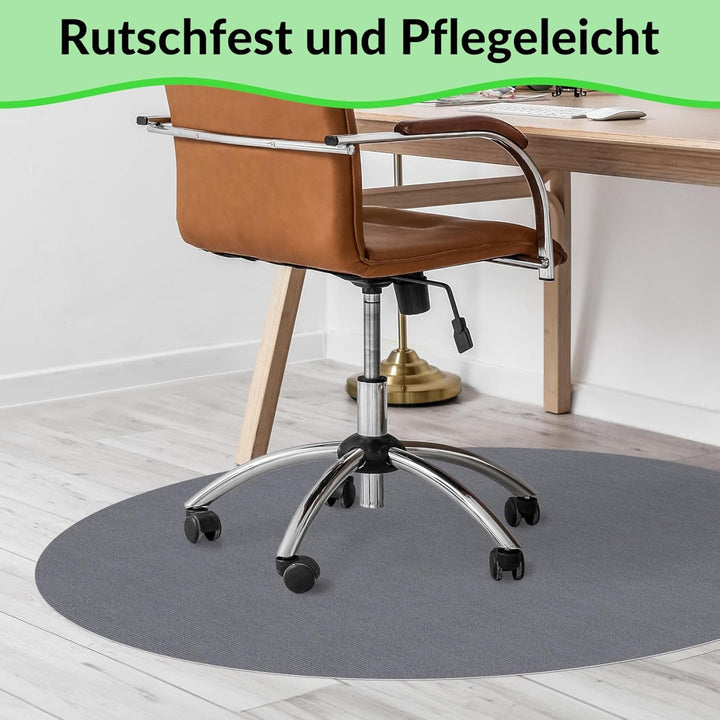 ANRO Bodenschutzmatte Bürostuhl Unterlage Schreibtischstuhl Unterlage Bürostuhl Teppich rutschfeste