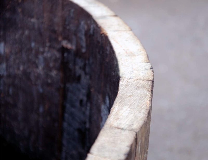 Halbes Fass aus einem originalen schottischen Whiskyfass (Oberfläche geölt - mit