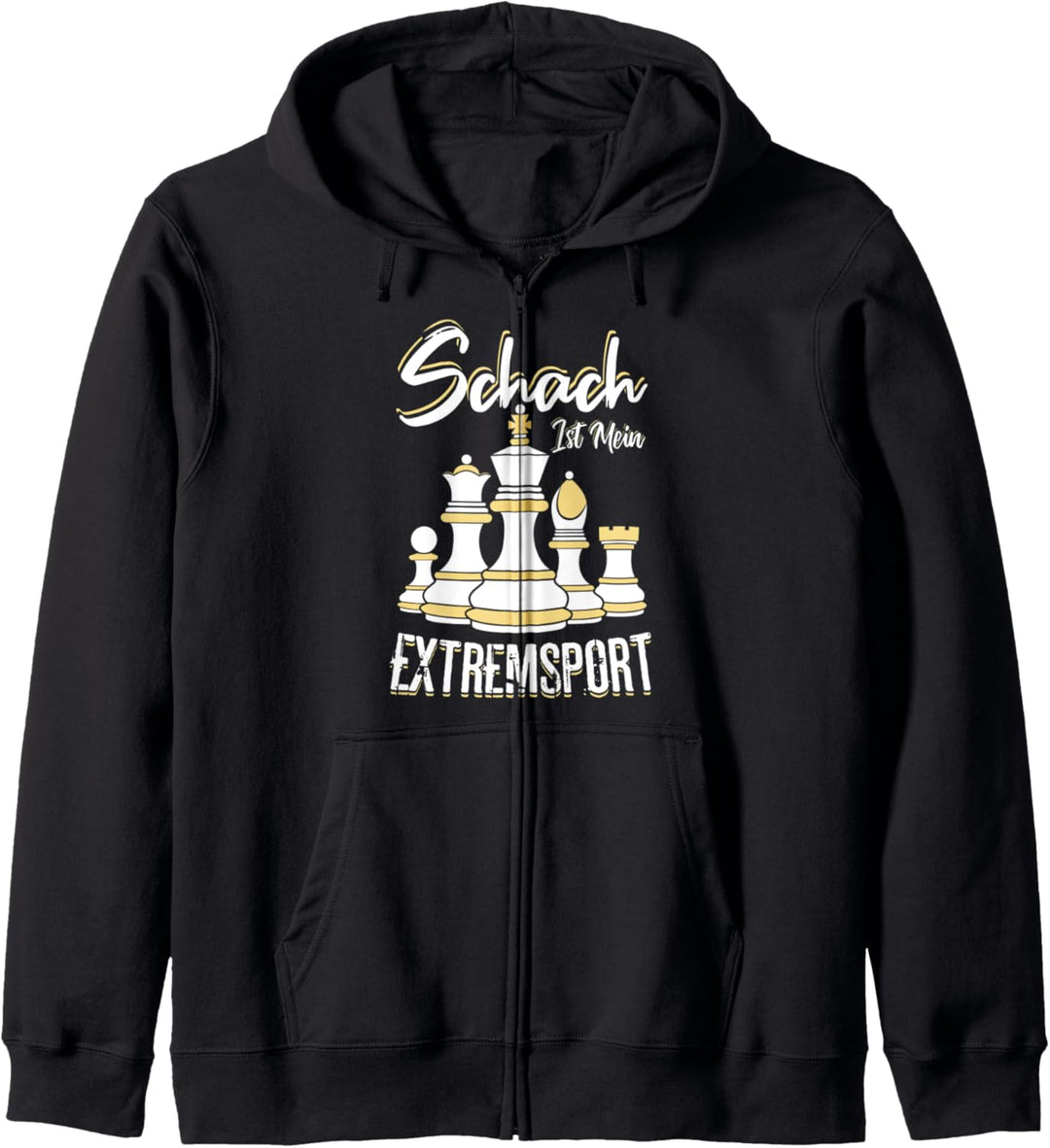 Schachspieler Denksport Schach Spielen Schachmotiv Schach Kapuzenjacke