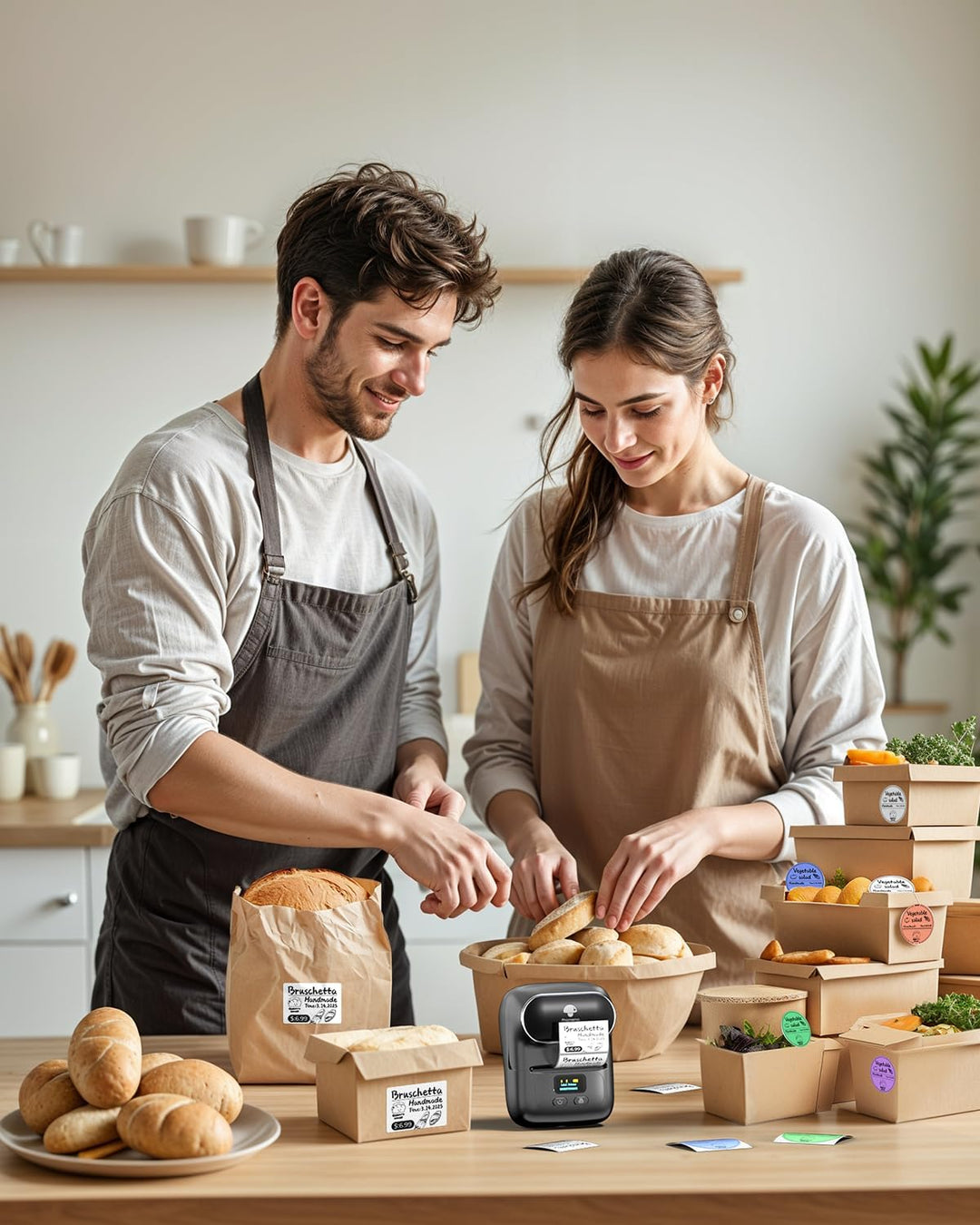 Phomemo M110 Etikettendrucker – Barcodedrucker Mini Bluetooth Etikettendrucker Thermo Etikettendruck