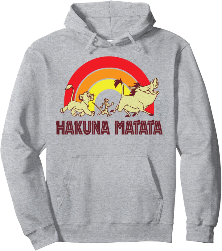 Disney Lion King Warm Rainbow Hakuna Matata Pullover Hoodie
