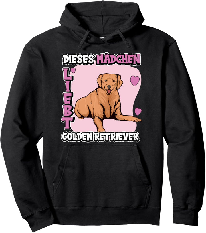 Kinder Sachen Dieses Mädchen liebt Golden Retriever Pullover Hoodie