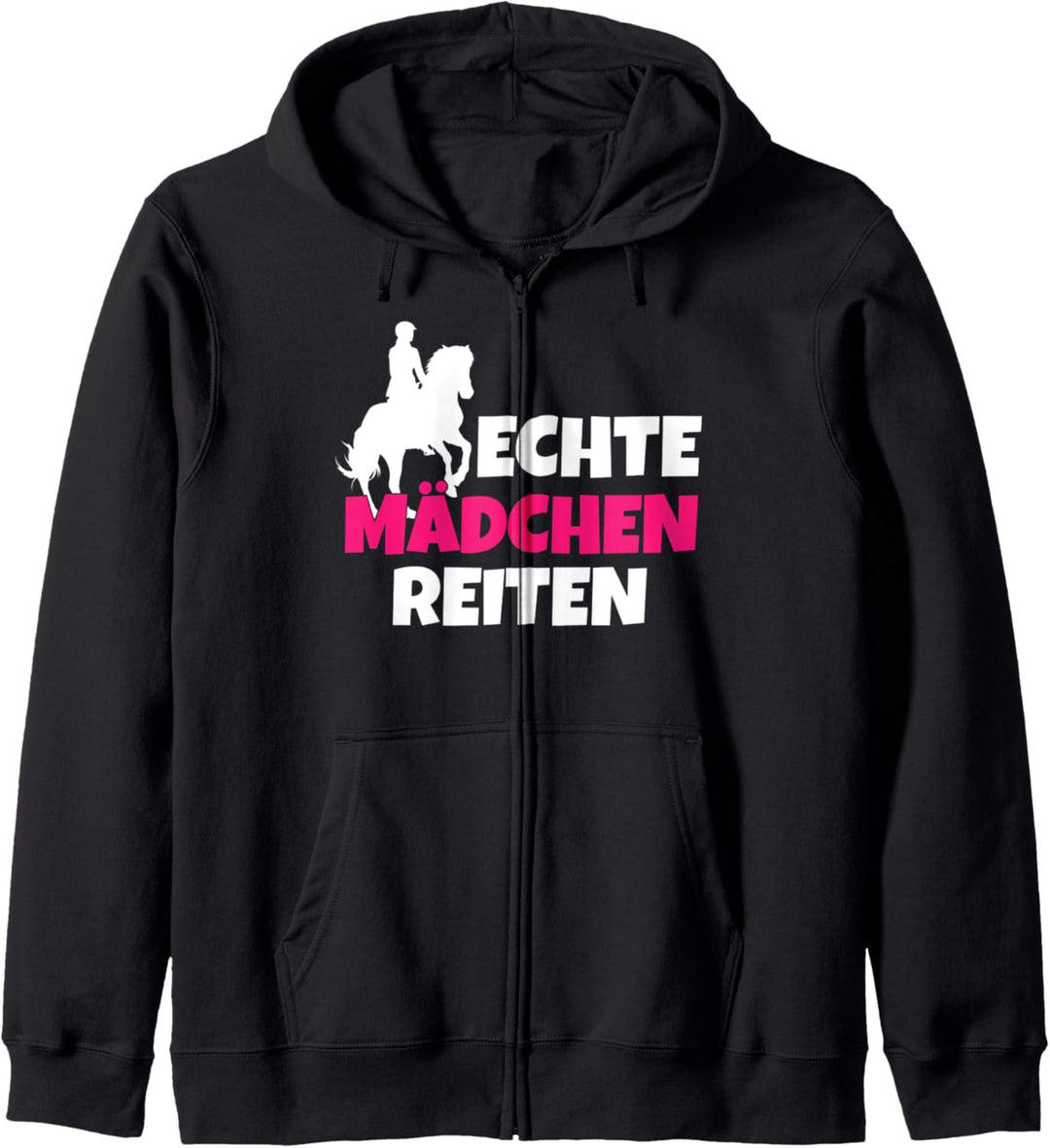 Pferde Geschenk Echte Mädchen Reiten Kapuzenjacke