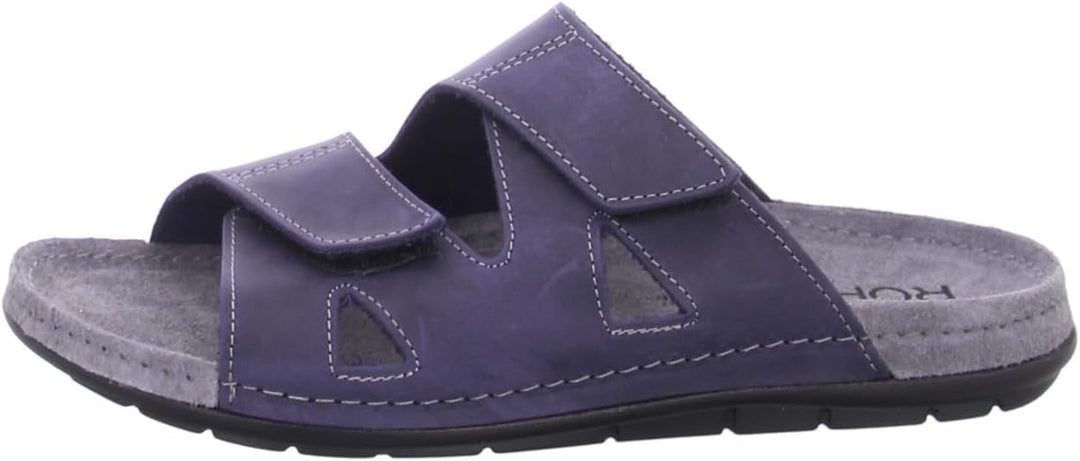 Rohde Herren Pantoletten Clogs Leder Rodigo-H 5914 40 EU 56 Ocean, 40 EU 56 Ocean