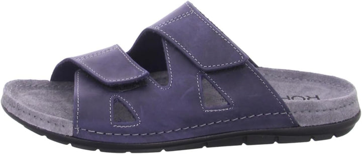 Rohde Herren Pantoletten Clogs Leder Rodigo-H 5914 40 EU 56 Ocean, 40 EU 56 Ocean