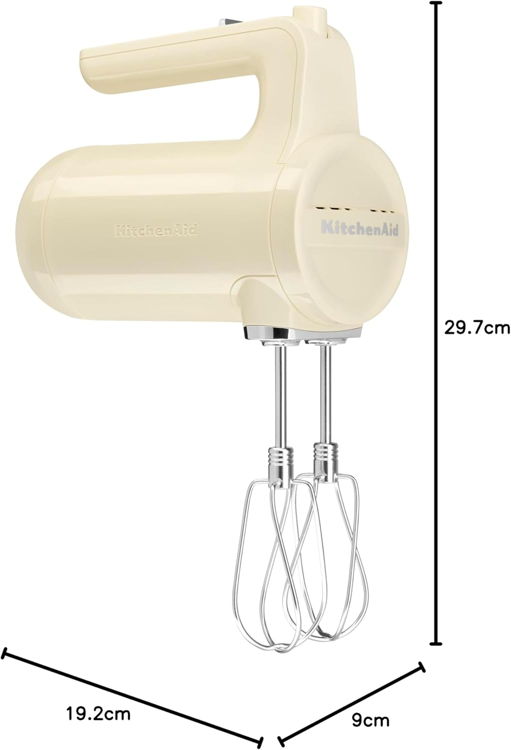KitchenAid 5KHMB732EAC Color Elektrische Creme ohne Kabel 7 Geschwindigkeiten