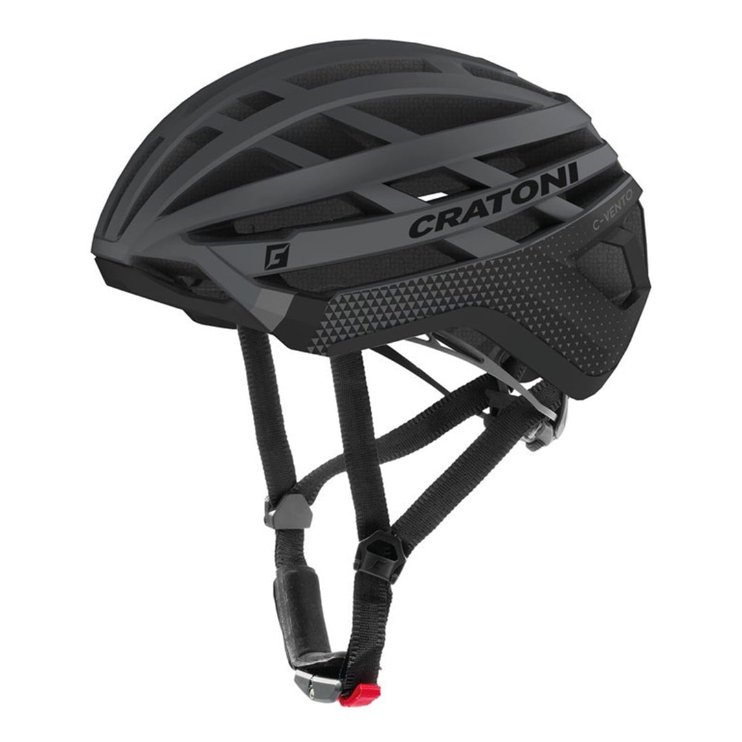 Cratoni Unisex – Erwachsene C-Vento Helmet, Anthrazit Glänzend/Matt, M