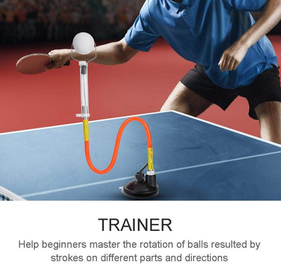 Dioche Ping-Pong-Ball-Training, PVC-justierbarer Tischtennisball-Sauger-Training Ping-Pong-Ball-Trai