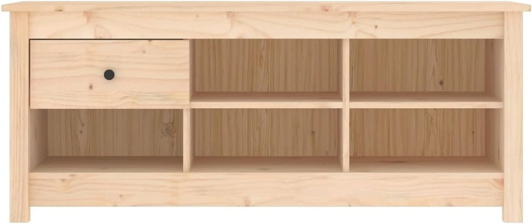 Tidyard Schuhschrank mit Schublade und 5 Fächer Schuhkommode Schuhregal Schuhablage Schuhaufbewahrun