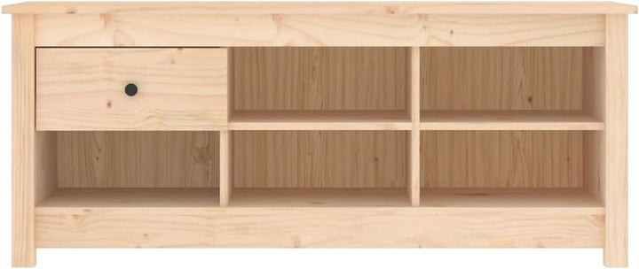 Tidyard Schuhschrank mit Schublade und 5 Fächer Schuhkommode Schuhregal Schuhablage Schuhaufbewahrun