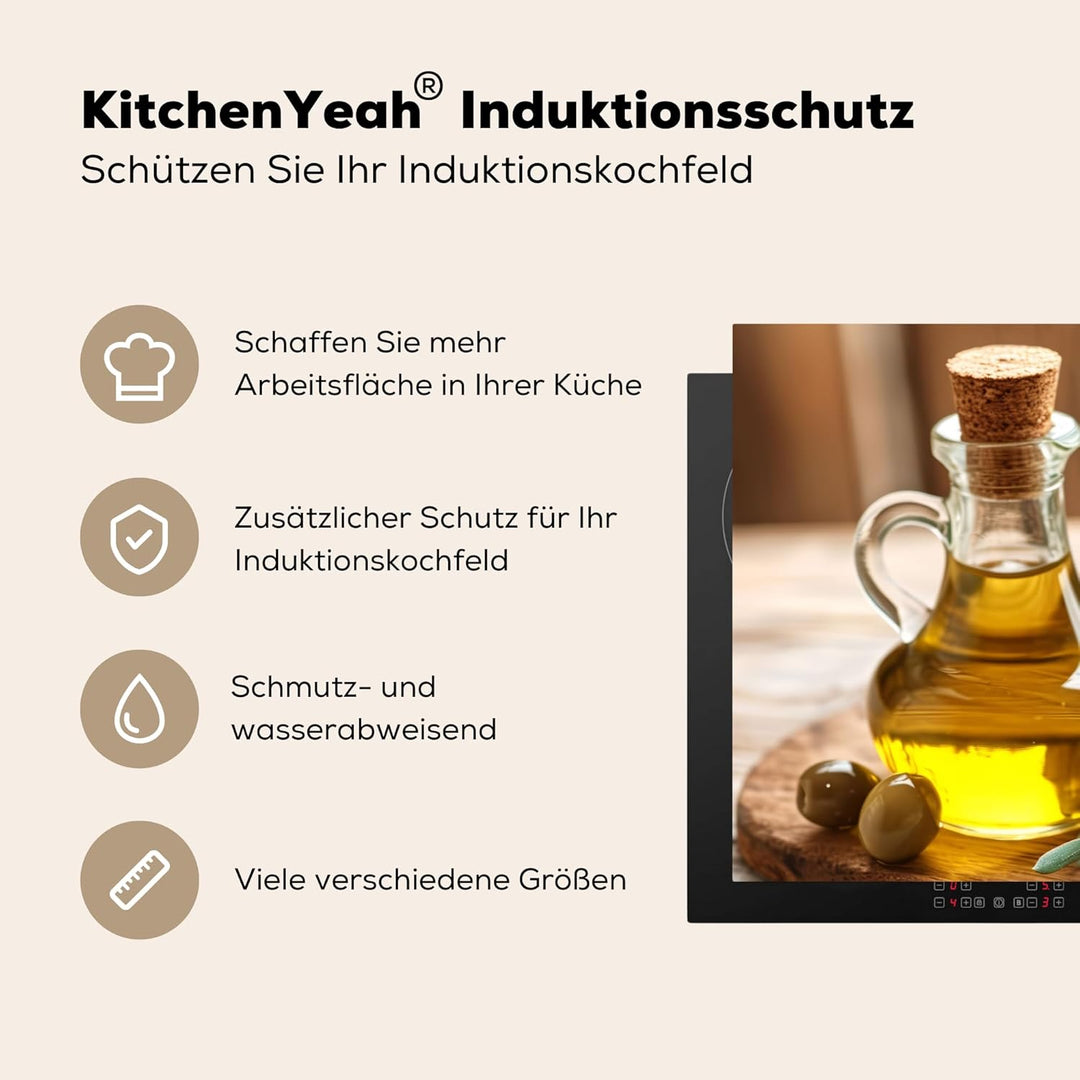 Herdabdeckplatte Einteilig Ceranfeld Abdeckplatte für Induktionsschutz Ceranfeldabdeckung Vinyl Herd