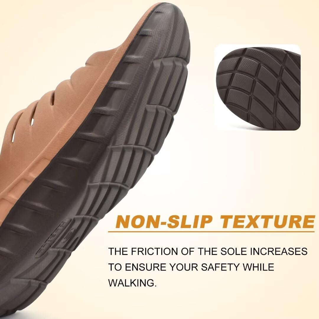 KuaiLu Recovery Sandalen Herren Bequeme Plantarfasziitis Schlappen Orthopädische Offene Zehen Männer