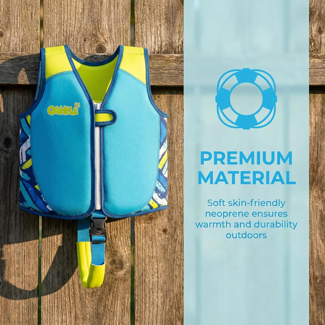 Kinder Schwimmweste - Jungen Mädchen Neopren Schwimmen Jacke Kleinkind Schwimmen Floating Neopren Sc
