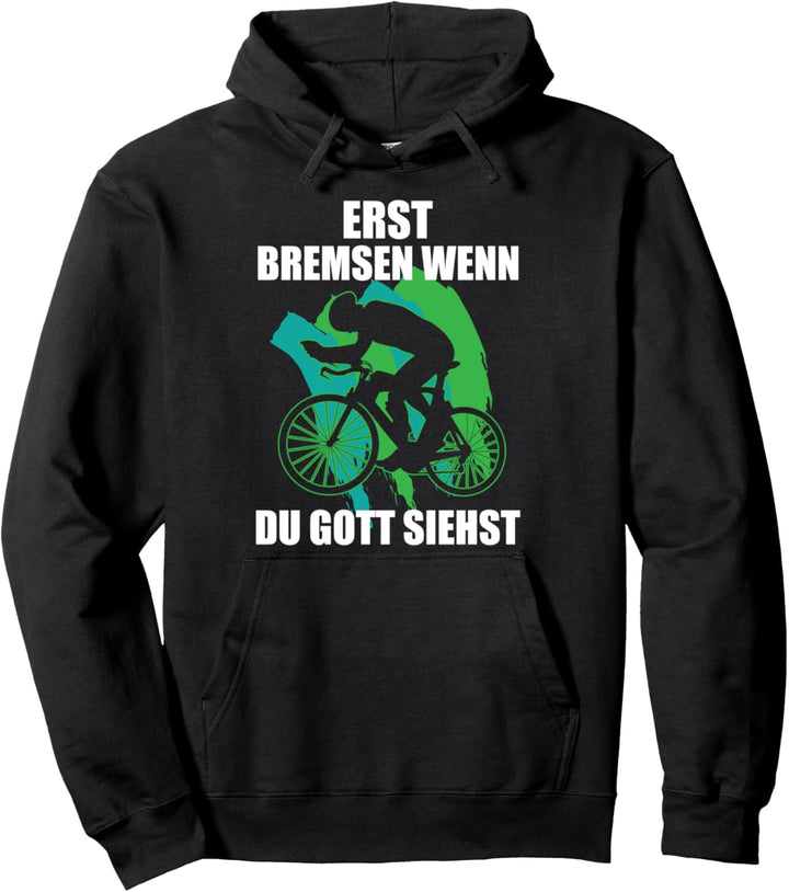 Mountain-Bike Geschenk-Idee I Fahrrad-Downhill Pullover Hoodie