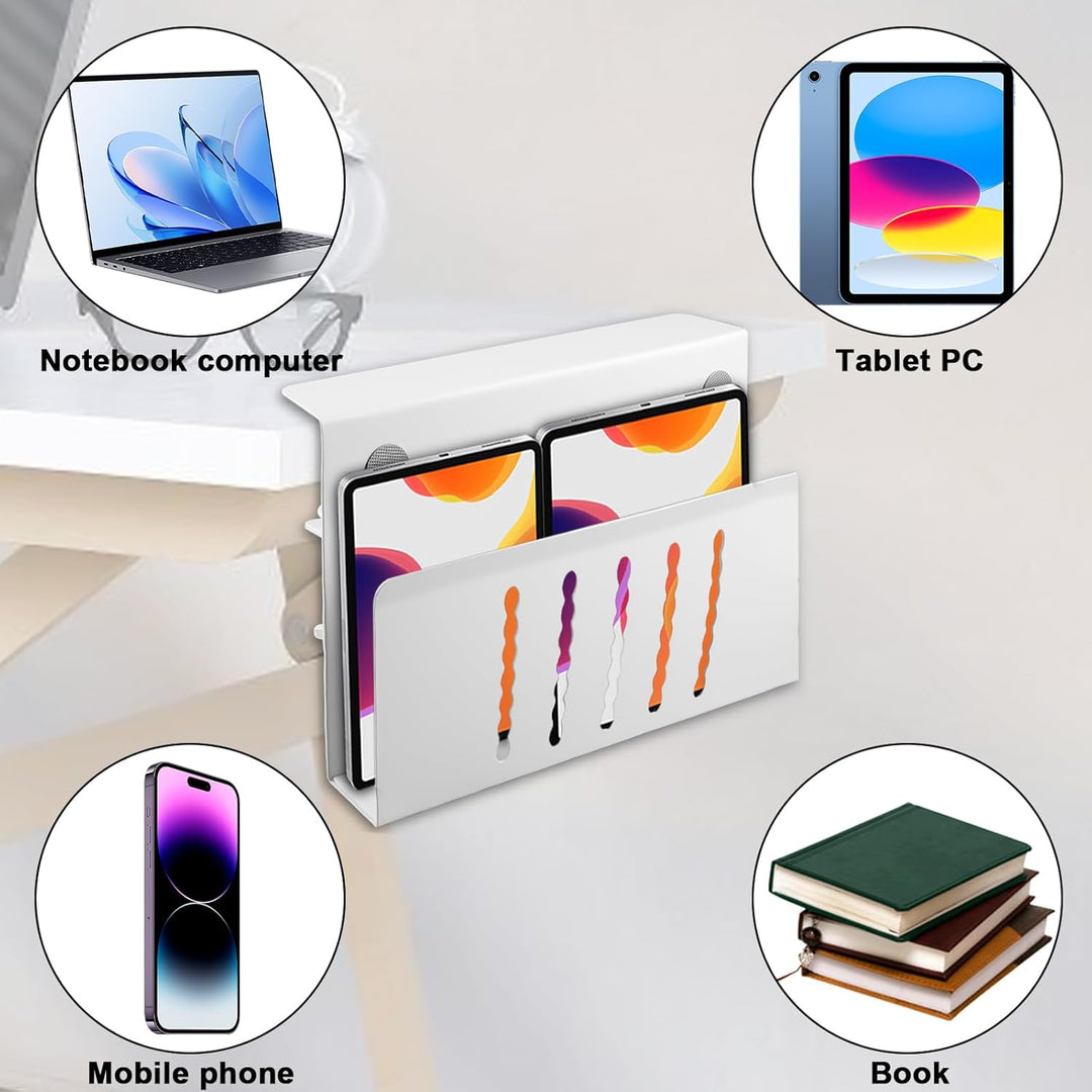 Schreibtisch Seitenaufbewahrung, Laptop Wandhalterung Schubladen Organizer Seitenständer Desk Side S