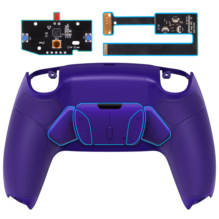 eXtremeRate Programmierbar RISE4 Remap Kit für ps5 Controller BDM-010/020,Remap Board&Rückplate Gehä